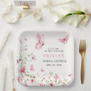 Search for butterfly paper plates Wildflowers