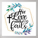 Search for love never fails posters Bible