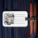 Search for halloween luggage tags Ghost