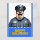 Search for funny police birthday cards Cartoon
