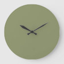 Search for olive green clocks Minimalist