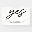 Search for engagement banners Rehearsal dinner