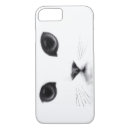 Search for cat face iphone cases Black and white