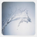 Search for water splashes stickers Abstract
