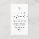 Search for friend business cards Refer a friend
