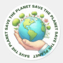 Search for cute earth day stickers Save the planet