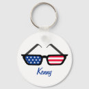 Search for sunglass keychains Red white blue