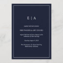 Search for navy blue wedding invitations Minimalist