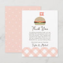 Search for hamburger thank you cards Bun in the oven