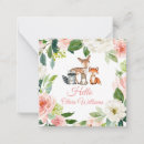 Search for baby fox note cards Woodland animals