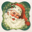 Recherche de vintage santa coasters Fête