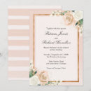 Search for blush rose wedding invitations Watercolor flowers