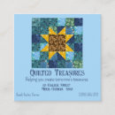 Search for quilting business cards Floral