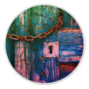 Recherche de bleu vert boutons et poignées de porte Pour elle