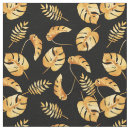 Search for leaves pattern fabric Gold