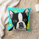 Search for boston terrier pillows Colourful