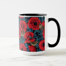 Search for red poppies mugs Wildflowers