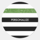 Search for green black stripe stickers Black and white stripes