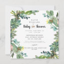 Recherche de cactus mignon invitations Bébé