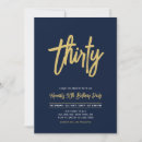 Search for adult 30th birthday invitations Chic