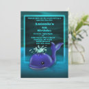 Search for blue whale birthday invitations Kids