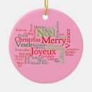 Recherche de langue étrangère ornements Noël