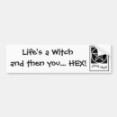 Search for witch bumper stickers Wizard