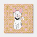 Recherche de illustrations refrigérateur magnets Chat