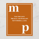 Search for burnt orange save the dates Trendy