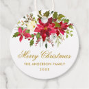 Search for floral gift tags Red
