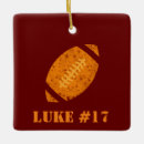 Recherche de football jersey ornements Noël