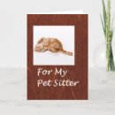 Search for for pet sitting thank you cards Sitter