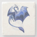 Recherche de dragon bleu dessous de verres Imaginaire