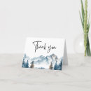 Search for winter wedding thank you cards Forest