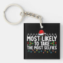 Search for selfies keychains Santa