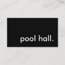 Search for hall business cards Billiards