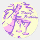 Search for champagne bottle stickers Pink