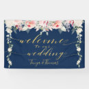 Search for navy blue gold welcome wedding signs Fancy