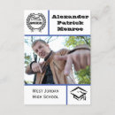 Search for traditional graduation invitations Blue