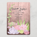 Search for desert succulents birthday invitations Rustic