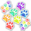 Recherche de empreintes pattes autocollants Animaux