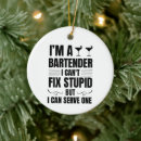 Search for bartenders ornaments Waiter