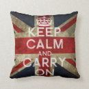 Search for keep calm and carry on pillows United kingdom