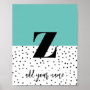 Search for initial z posters Teal