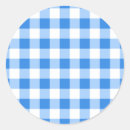 Search for blue white gingham stickers Rustic