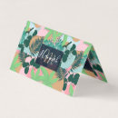 Recherche de fleurs exotiques cartes visite Moderne