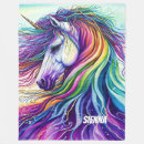 Search for girls horse blankets Unicorn
