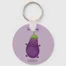 Search for eggplant keychains Cartoon