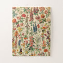 Recherche de fleurs vintages puzzles Plante