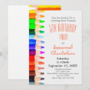 Recherche de crayon couleur invitations Coloré